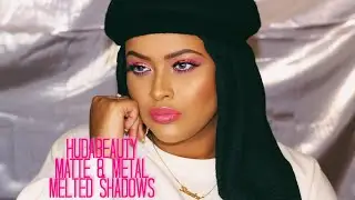HUDABEAUTY MATTE & METAL MELTED SHADOWS | REVIEW |