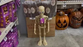 PAC Animated Halloween 3FT Dancing Skeleton 