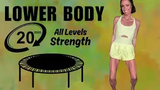 Rebounding Lower Body Workout for Beginners | 20 Min Strength Training at Home