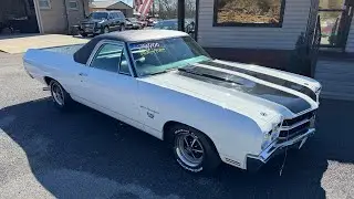 ElCamino Test Drive 1970 Chevy Big Block 396 4 Speed MAPLE MOTORS SOLD FAST $29,900 #3409-1