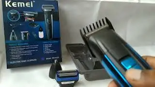 Kemei km-6332 intro electric hair clippers 3 in 1grooming kit