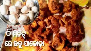 ଚିକେନ୍ ପାକୋଡ଼ା ଠାରୁ କମ୍ ଲାଗିବନି ‼️ଆପଣ ମାନେ କେମିତି banati .chatu pakoda recipe odia @deprajani 