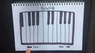 How to Draw: Piano