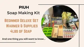 How I made soap with this PIUH deluxe soap making kit