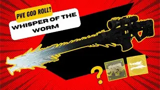 What PERKS should I CRAFT on Whisper of the Worm? Destiny 2 Whisper of the Worm God Roll for PvE