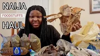 All I Brought from Nigeria - Huge Nigerian Foodstuffs Haul