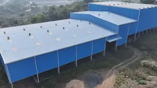 BSIL K63 BUTIBORI PLANT UNDER CONSTRUCTION - INDUSTRIAL SHED BY (BSIL INFRASTRUCTURE DIVISION)