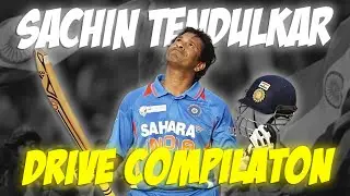Sachin Tendulkar Drive Compilation | Master Blaster Sachin Tendulkar Batting | Cricket Visuals