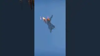 Rafale Fighter Launches Dual Missiles During Intense High Speed Dive Attack!