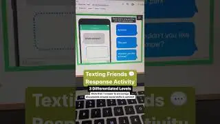 Texting Friends - Social Skills Digital Activity