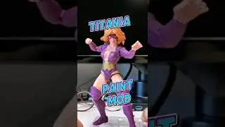 Модификация краски для костюма Титании Marvel Legends для фигурки Hasbro Pulse