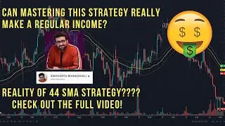 44 Simple Moving Average Trading Strategy Tested 100 Times | Siddharth Bhanushali | Full Results