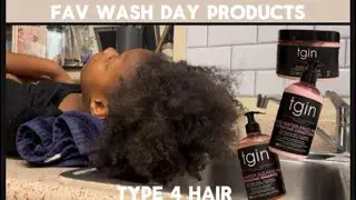4c Wash Day Routine TGIN Rose Water 🌹 | Natural Hair Care | Moisturize |Detangle