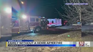 Family displaced as crews battle Lawrence County house fire in frigid temperatures | Dec. 15, 2025 |