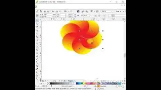 Tutorial Flower Design in Coraldraw ||  #coral #logo#flowerdesign  #coraline #design