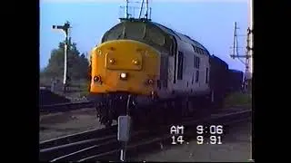 RAILFREIGHT METALS CLASS 37.37904 Passing Ely Station.14 9 91 Neil Hayton railway memories