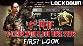 TWD RTS: 6* Pete, New S-Class with 6,300 Base Stats - First Look - Walking Dead: Road to Survival