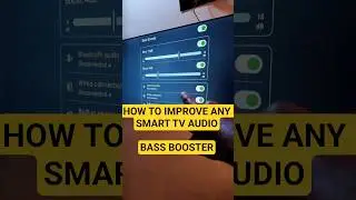 HOW TO IMPROVE ANDROID / GOOGLE SMART TV AUDIO #shorts #audio #soundbar #googletv  #androidtv #howto