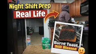 A Real Morning Before Night Shift | Breakfast, Burnt Toast & Grown Woman Routines