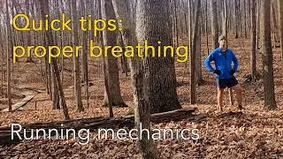 Quick running tips: proper breathing. A few tips to make running feel easier.