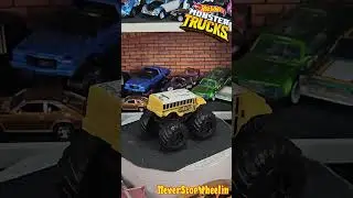 Too S'Cool in Yellow 2023 HotWheels Mini Monster Trucks unboxing!