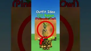 Making Roblox Pineapple Owl Meme Outfit Idea 🍍🦉