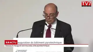 Martignas-sur-Jalle : Dassault inaugure son nouveau site pyrotechnique