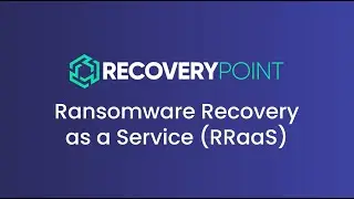 Ransomware Recovery as a Service (RRaaS) from Recovery Point