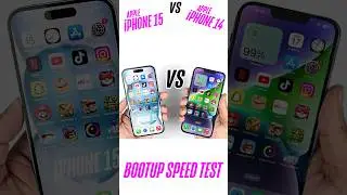 iPhone 15 vs iPhone 14 - Speed Test #iphone16 #iphone12 #speedtest