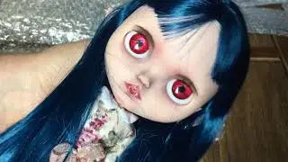 Custom Vampire Blythe Unboxing - Customized by Olga Sokolova aka MiromadeBlythe - Ember doll - OOAK
