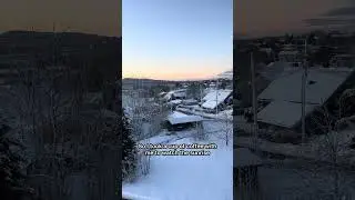 Peaceful Norwegian Winter Morning ❄️ | Winter morning in Norway 🇳🇴 #norwaywinter