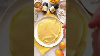 Mango Crepes with Coconut Cream