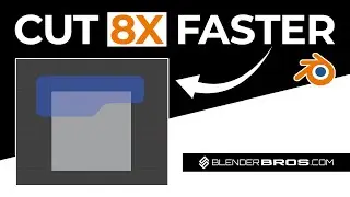 Mesh Cutting in Blender 8x Faster with This Tool