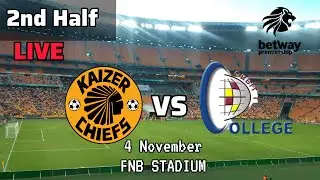 Kaizer Chiefs vs Orbit College 2nd half live!