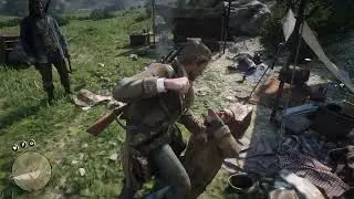 RDR2 - Arthur & Charles Hunt Bison and Confront Poachers (Honor, Amongst Thieves)
