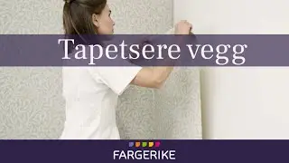 Tapetsere vegg ⎪Gj&oslash;r det selv⎪Fargerike