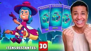 TIVE MUITA SORTE ABRINDO 30 CAIXAS CARCAÇA NO BRAWL STARS