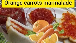 How to make carrot and orange marmalade recipe, carrot orange homemade marmalade by Desi Cuisine PK