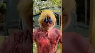 Matt pain does water bucket challenge! With his RIGGGGGG! #mattpain #waterbucket #cold #ice #shorts
