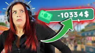 BLEV R&Aring;NAD OCH BANKRUPT!! 😨😰 | Amusement Park Simulator