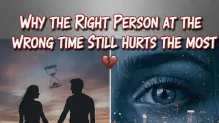 Right person + Wrong time = hurtful relationship 