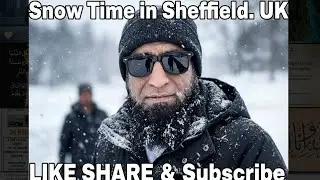 Snowfall in Sheffield UK!* Magical Winter Vibes | Streets Covered in White Beauty 2026 