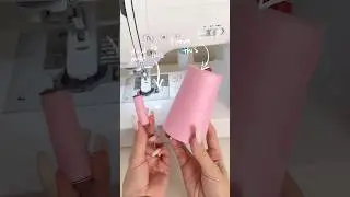 Sewing hack: from a big cone to a regular spool 🧵 #sewingthread #sewingtips