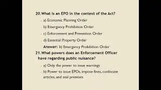 PERA 2024 MCQs: Key Questions on Punjab Enforcement & Regulation Act | Authority, Powers & Penalties