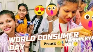 WORLD CONSUMER DAY 😍|Toothpaste Surprise Reaction 😱 Instagram | Fun Vlog friends @secretqueen05 