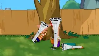 Mouthpiece Rendition of the Phineas and Ferb Theme with Blursed Images In The Background @Dantible 😊