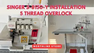 Singer S 8140 Y / S 8150 Y | Demo Part-1 | 5 Thread Overlock Industrial  Machine in INDIA