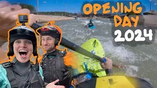 First Day at the Center 2024 - Whitewater Kayaking at the US National Whitewater Center