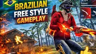 Brazilian 🇧🇷players || Free Style gameplay 👽, #brazilian #gameplay#freefire #freestyle #gaming #ff