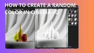Create Random Colors for Multiple Objects in Cinema 4D / Redshift